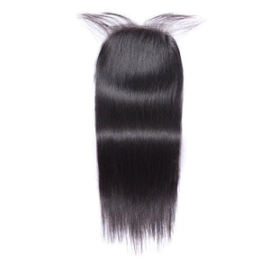 100% Virgin Human Hair 5x5 Transparent Closure