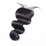 100% Virgin Human Hair 5x5 Transparent Closure