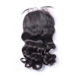 100% Virgin Human Hair 5x5 Transparent Closure